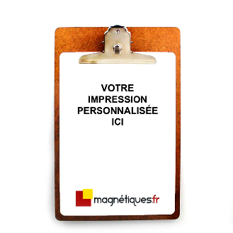Bloc note magnétique A4 avec marqueur effaçable - Impression personnalisée-Lire la description