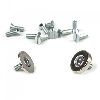 Kit de fixation magnétique à visser - 10 aimants et 10 contreparties diamètre 15mm