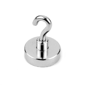 Crochet magnétique Diamètre 25mm - Puissance 22kg-Lire la description