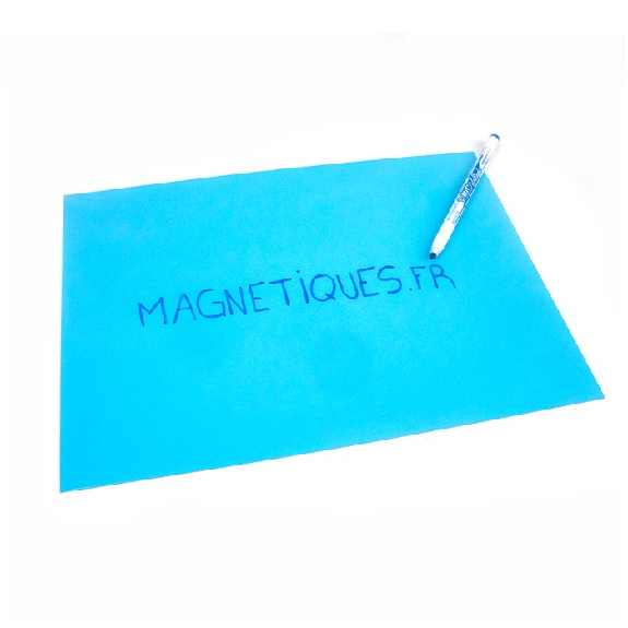Feuille A3 couleur FLUO - Revêtement feutre effaçable-Lire la description