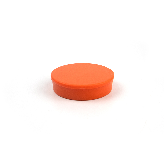 Aimant dans bloc couleur rond 30mm x 8mm-Lire la description