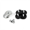 Kit d'aimants antiglisse à visser - 4 aimants et 4 contreparties diamètre 31mm