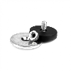 Kit d'aimants antiglisse à visser - 4 aimants et 4 contreparties diamètre 31mm