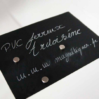 Feuille d'ardoise magnet-compatible souple A2-Lire la description