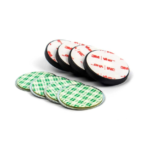 Magnetisches, selbstklebendes, rutschfestes Befestigungsset - 4 magnetische Noppen und 4 Stahlteile-Beschreibung lesen