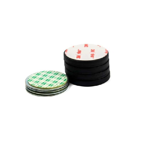 Magnetisches, selbstklebendes, rutschfestes Befestigungsset - 4 magnetische Noppen und 4 Stahlteile-Beschreibung lesen
