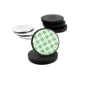Kit de fijación magnética con adhesivo antideslizante - 4 espárragos magnéticos y 4 piezas de acero-Leer más