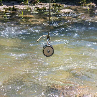 Imán de pesca de 250 kg con doble rosca-Leer más