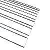 Portaetichette magnetico con scheda e protezione trasparente - Lunghezza 1m Larghezza 3 cm
