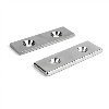 Kit de fixation magnétique à visser - 4 aimants et 4 contreparties 60x20x4mm