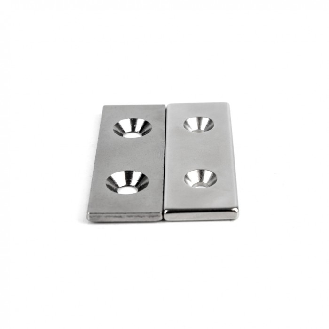 Magnetisches Befestigungsset zum Anschrauben - 4 Magnete und 4 Gegenstücke 60x20x4mm-Beschreibung lesen