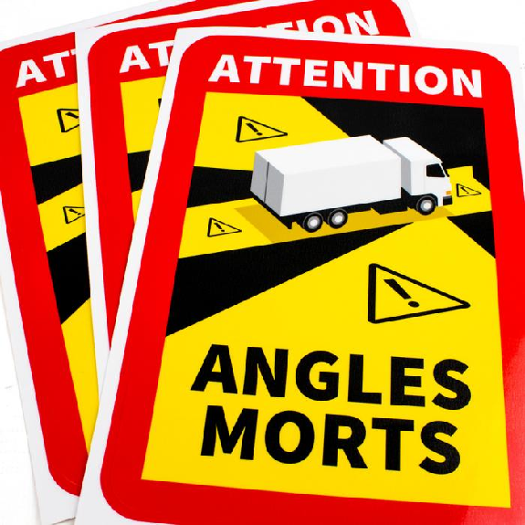 3er-Set Aufkleber zur Anzeige des toten Winkels für Busse und Wohnmobile 3er-Set Aufkleber zur Anzeige des toten Winkels für Busse und Wohnmobile-Beschreibung lesen
