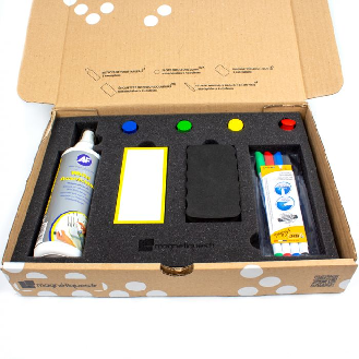 Kit di accessori per lavagne bianche con etichette magnetiche-Leggi tutto