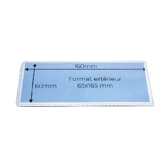 Pochette magnétique 65mm x 165mm-Lire la description