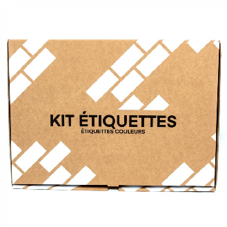 Kit de 100 etiquetas magnéticas de colores-Leer más
