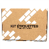 Kit de 100 étiquettes magnétiques colorées