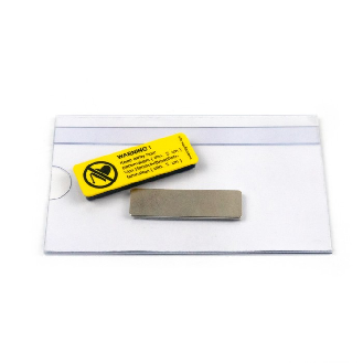 Portabadge magnetico con custodia-Leggi tutto