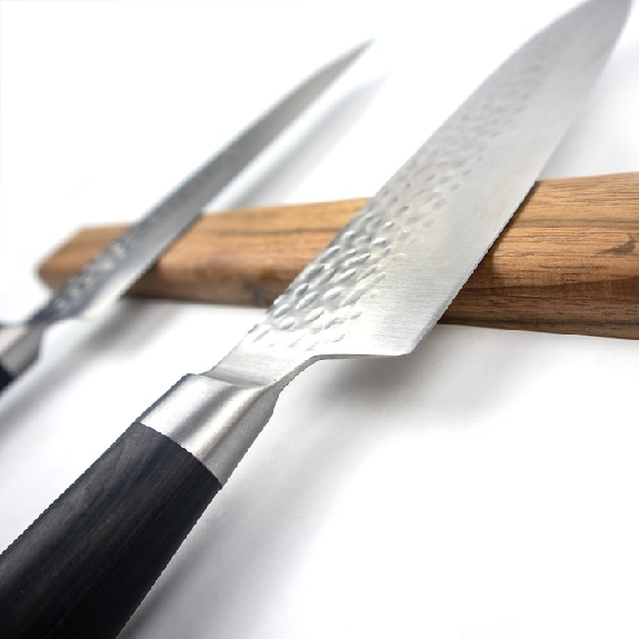 Soporte para cuchillos de madera de nogal 50cm-Leer más