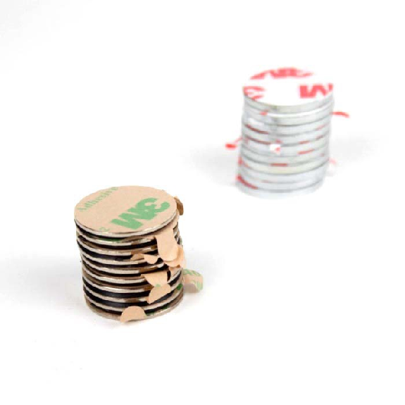Kit de fijación magnética adhesiva con 10 imanes y 10 contrapartidas 20x1mm-Leer más