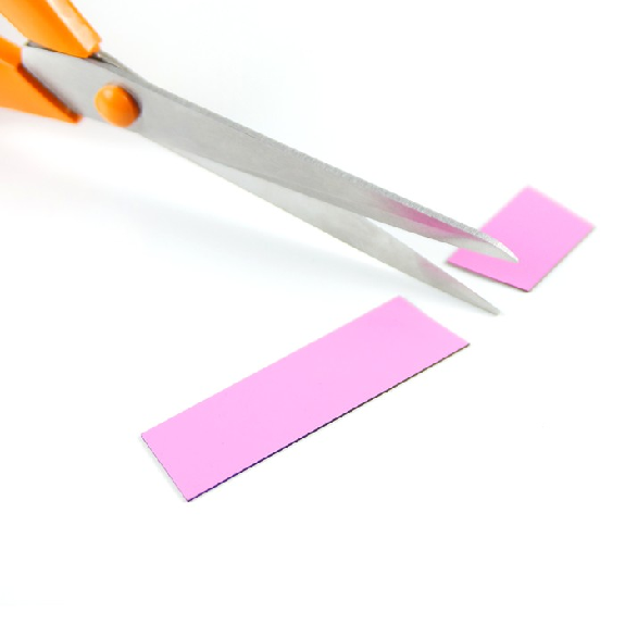Etiquette magnétique couleur 5x5cm - Revêtement feutre effaçable-Lire la description