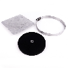 Kit de fixation sur poteau diamètre 7 à 9cm - Trou taraudé M6