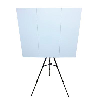 Transportable Magnettafel auf Standfuß