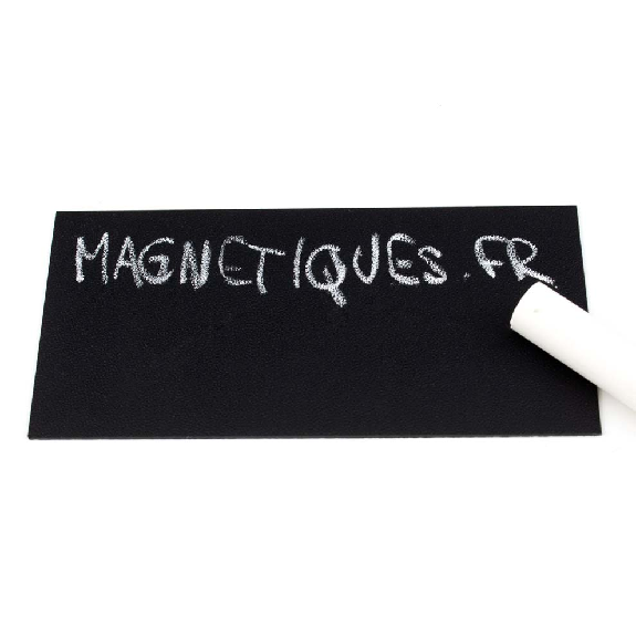 Etiquette magnétique compatible craie, 50mm x 100mm-Lire la description
