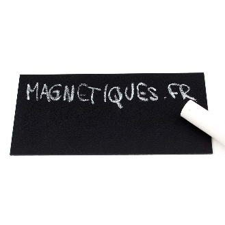 Etiquette magnétique compatible craie, 50mm x 100mm-Lire la description