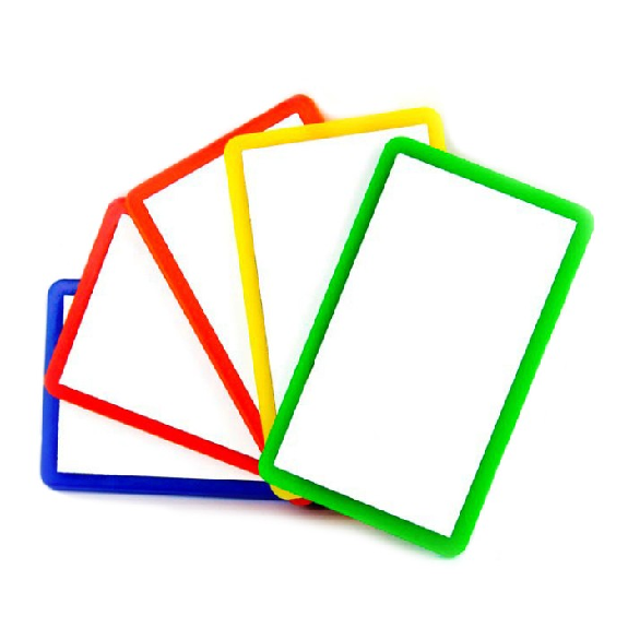 Magnetisches Etikett für Glastafel-Beschreibung lesen