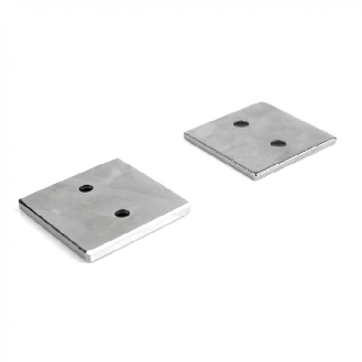 Kit de atornillado magnético - 4 imanes y 4 contrapartidas 40x40x4mm-Leer más