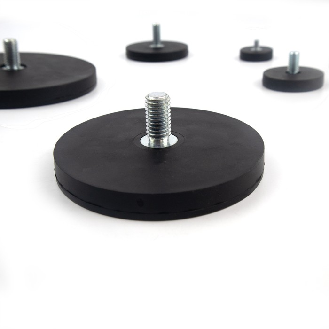 Base magnética antideslizante con varilla roscada M8 - Diámetro 88mm - Capacidad 42kg-Leer más