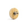 Magnetischer Kleiderhaken design aus Stahl - Holzbasis