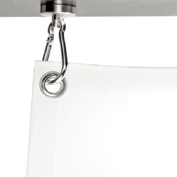 Magnetischer Karabinerhaken mit Magnet Durchmesser 25mm - Leistung 25kg-Beschreibung lesen