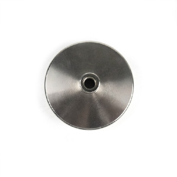 Imàn con casquillo roscado M10 - Diámetro 75 mm - potencia 165 kg-Leer más