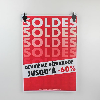 Soporte magnético para carteles con ventosa grande