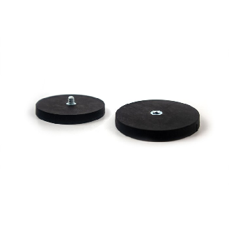 Base magnética antideslizante, delante y detrás - Diámetro 66mm - Potencia 18kg-Leer más