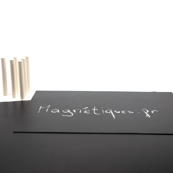 Feuille magnétique souple compatible craie 1m x 1m-Lire la description