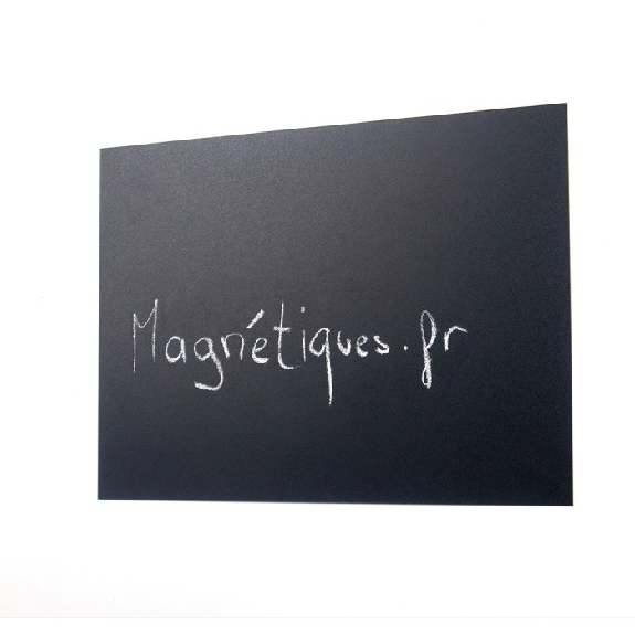 Feuille magnétique souple compatible craie 1m x 1m-Lire la description