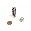 Kit de fixation magnétique à visser - 10 aimants et 10 contreparties diamètre 18mm