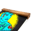 Pinza para póster de madera de fresno 70cm