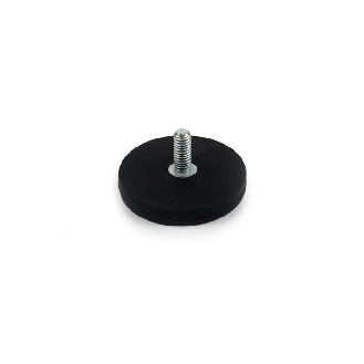 Base magnetica antiscivolo con asta filettata M6 - Diametro 43 mm - Portata 8 kg-Leggi tutto