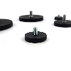 Rutschfester Magnetklotz mit M6-Gewindestange - Durchmesser 31mm - Leistung 9kg Rutschfester Magnetklotz mit M6-Gewindestange - Durchmesser 31mm - Leistung 9kg