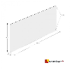 Panneau magnet-compatible 2,44 m x 1,22 m x 1,3 mm - 10 couleurs
