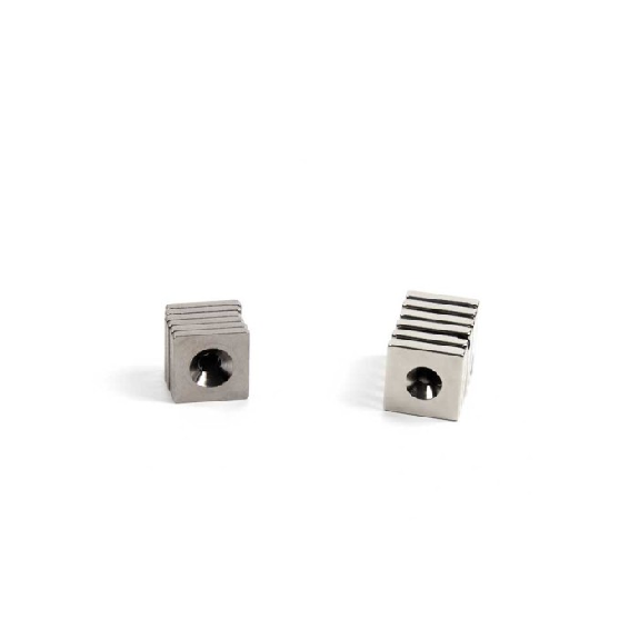 Kit de atornillado magnético - 6 imanes y 6 contrapartidas 20x20x4mm-Leer más