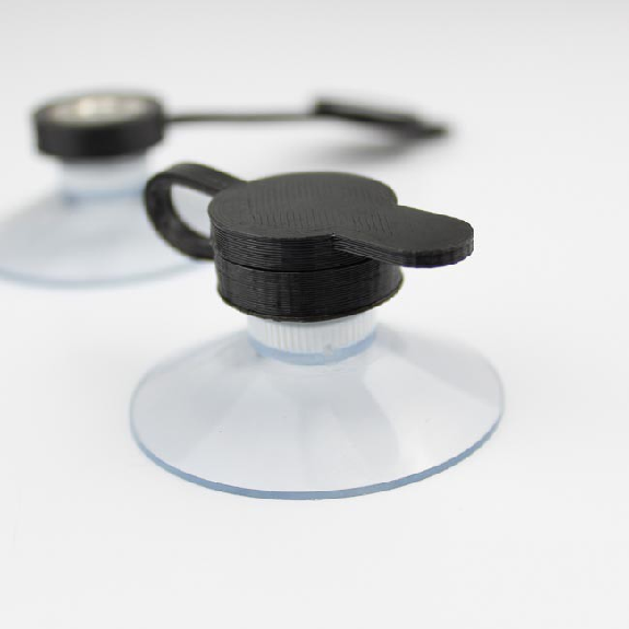 Magnetischer Posterhalter mit Saugnapf Magnet mittel-Beschreibung lesen