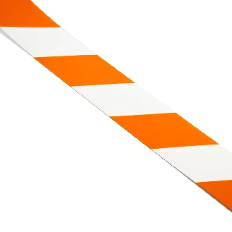 Bande magnétique avec hachurage de sécurité - Longueur 1m - Largeur 5cm-Lire la description