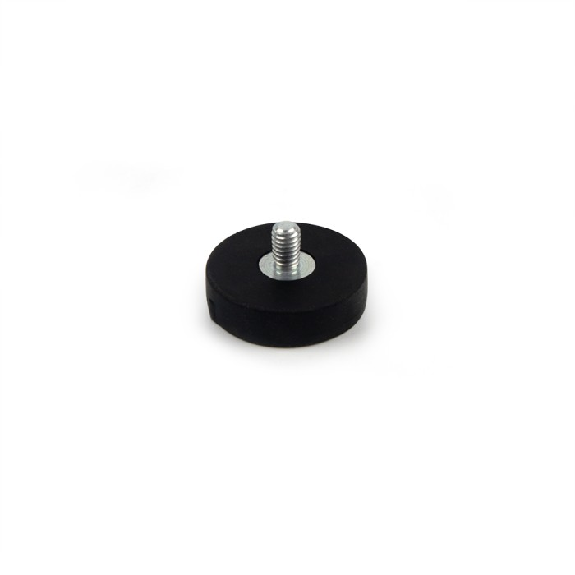 Plot magnétique antiglisse à tige filetée - Diamètre 22mm - Puissance 4,5kg - Filetage M4-Lire la description