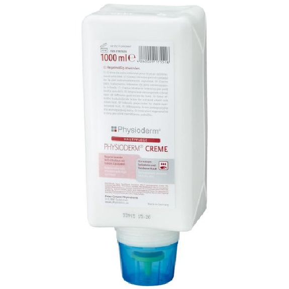 Skinpfl.reme physiermate, 1000 ml de bouteille de pliage-Beschreibung lesen