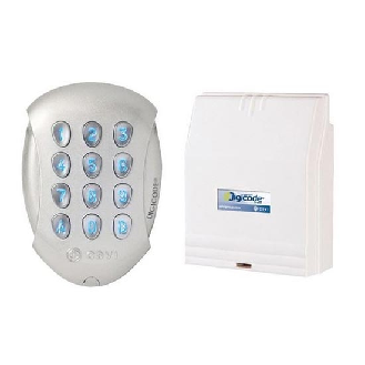 Bluetooth clavier rétro-éclairé antivandal Zamak Contrôle d'accès avec unité de commande électronique séparée étanche IP64 Galeobt-Lire la description