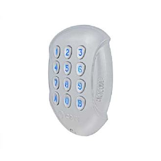 Bluetooth clavier rétro-éclairé antivandal Zamak Contrôle d'accès avec unité de commande électronique séparée étanche IP64 Galeobt-Lire la description